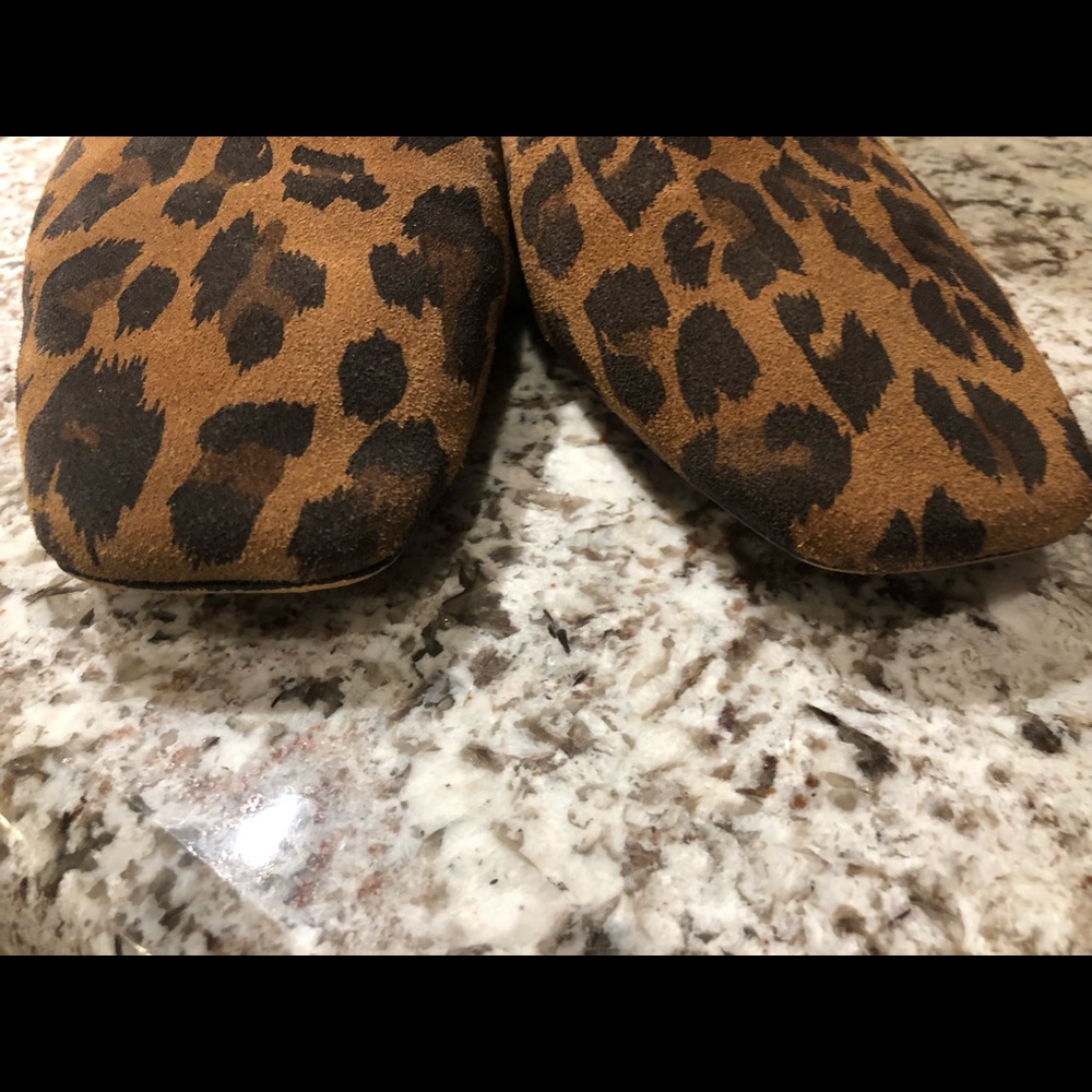 Vince Camuto Larsina Leopard Mules 9.5M